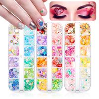 Cute Heart Shape Sequin Soft Clay Nail Decoration Accessories sku image 48