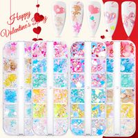 Cute Heart Shape Sequin Soft Clay Nail Decoration Accessories sku image 73