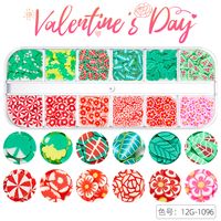 Cute Heart Shape Sequin Soft Clay Nail Decoration Accessories sku image 20