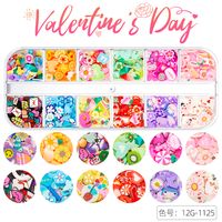 Cute Heart Shape Sequin Soft Clay Nail Decoration Accessories sku image 11