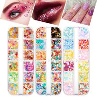 Fashion Heart Shape Sequin Plastic Nail Decoration Accessories sku image 75