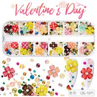 Fashion Heart Shape Sequin Plastic Nail Decoration Accessories sku image 51