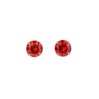 Fashion Solid Color Sterling Silver Inlay Zircon Ear Studs 1 Pair main image 6