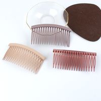 Fashion Solid Color Arylic Insert Comb 1 Piece main image 1
