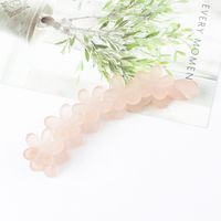 Fashion Solid Color Plastic Resin Flowers Hair Clip 1 Piece sku image 1