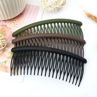 Simple Style Geometric Solid Color Arylic Stoving Varnish Insert Comb 1 Piece main image 4