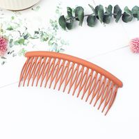 Simple Style Geometric Solid Color Arylic Stoving Varnish Insert Comb 1 Piece sku image 2
