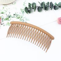 Simple Style Geometric Solid Color Arylic Stoving Varnish Insert Comb 1 Piece sku image 7