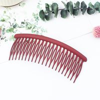 Simple Style Geometric Solid Color Arylic Stoving Varnish Insert Comb 1 Piece sku image 4