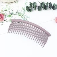 Simple Style Geometric Solid Color Arylic Stoving Varnish Insert Comb 1 Piece sku image 9
