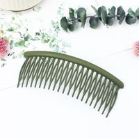 Simple Style Geometric Solid Color Arylic Stoving Varnish Insert Comb 1 Piece sku image 5