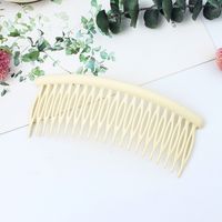 Simple Style Geometric Solid Color Arylic Stoving Varnish Insert Comb 1 Piece sku image 8