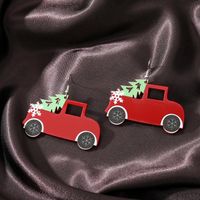 1 Pair Fashion Christmas Tree Santa Claus Snowman Arylic Christmas Women's Drop Earrings main image 5