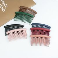 Fashion Solid Color Arylic Hollow Out Insert Comb 1 Piece main image 6