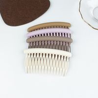 Fashion Solid Color Arylic Hollow Out Insert Comb 1 Piece main image 3