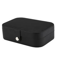 Modern Style Classic Style Solid Color Mixed Materials Flannel Jewelry Boxes main image 3