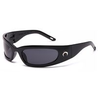 Sports Solid Color Pc Polygon Full Frame Sports Sunglasses sku image 1