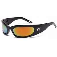 Sports Solid Color Pc Polygon Full Frame Sports Sunglasses main image 3