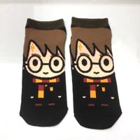 Unisex Preppy Style Cartoon Nylon Cotton Printing Crew Socks A Pair sku image 13