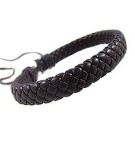 Retro Solid Color Pu Leather Knitting Unisex Bracelets 1 Piece sku image 7