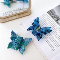 Lässig Schmetterling Acetatplatten Handgemacht Haarkrallen 1 Stück main image 5