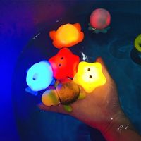 Cross-border Children's Baby Bath Induction Luminous Floating Animal Toys main image 5