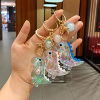 1 Piece Cartoon Style Dinosaur Artificial Crystal Unisex Bag Pendant Keychain main image 5