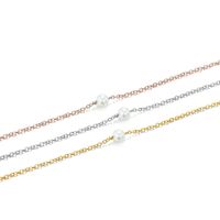 Simple Style Geometric Stainless Steel Plating Artificial Pearls Necklace main image 5