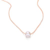 Simple Style Geometric Stainless Steel Plating Artificial Pearls Necklace main image 3