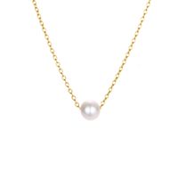 Simple Style Geometric Stainless Steel Plating Artificial Pearls Necklace main image 4