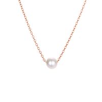 Simple Style Geometric Stainless Steel Plating Artificial Pearls Necklace sku image 3