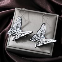 1 Pair Sweet Butterfly Arylic Women's Drop Earrings sku image 3