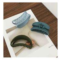 Fashion Solid Color Plastic Resin Hair Claws 1 Piece main image 1