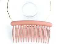 Fashion Solid Color Arylic Hollow Out Insert Comb 1 Piece sku image 1