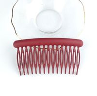 Fashion Solid Color Arylic Hollow Out Insert Comb 1 Piece sku image 6