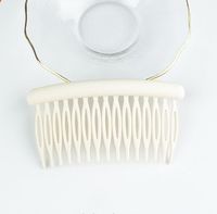 Fashion Solid Color Arylic Hollow Out Insert Comb 1 Piece sku image 9