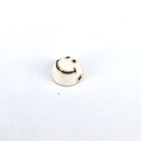1 Piece Copper Gold Plated Round Smiley Face Cute sku image 3