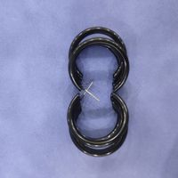 Simple Multi-layered C-shaped Alloy Hoop Earrings Nhpf147199 sku image 2