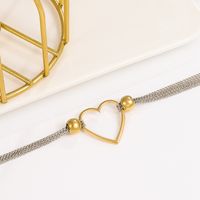 Simple Style Heart Shape Alloy Hollow Out Women's Choker 1 Piece main image 2