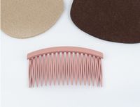 Fashion Solid Color Arylic Insert Comb 1 Piece sku image 2