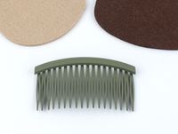 Fashion Solid Color Arylic Insert Comb 1 Piece sku image 5