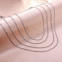 Hip-hop Solid Color Stainless Steel Plating Necklace 1 Piece main image 5