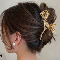 Women's Ins Style Rose Alloy Hair Claws main image 4