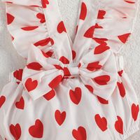 Cute Printing Bowknot Cotton Baby Clothing Sets main image 2