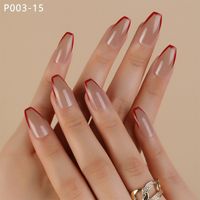 Échiquier Treillis Démontage Amovible Nail Autocollants Faux Ongles sku image 8