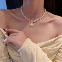 Fashion Star Titanium Steel Plating Opal Necklace 1 Piece sku image 7