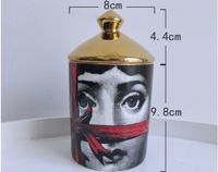 Export European Style Home Decoration Ceramic Candle Jar sku image 16