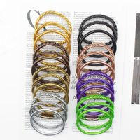 Simple Style Solid Color Resin Handmade Women's Bangle main image 2