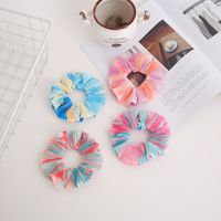 Basic Color Block Cloth Elastic Band Hair Tie 1 Piece main image 2