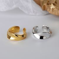 1 Piece Simple Style Waves Plating Sterling Silver Ear Clips main image 1